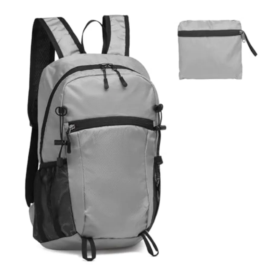 Hiking Daypack Packable, Camping Backpack Water Resistant Lightweight Polyester for Men Women Travel Outdoor
Hiking Daypack Packable, Camping Backpack Water Resistant Lightweight Polyester for Men Women Travel Outdoor
