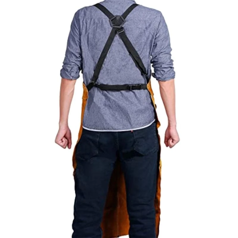 Professional Leather Welding Apron with Convenient Storage for Tool Accessories 601A
Professional Leather Welding Apron with Convenient Storage for Tool Accessories 601A