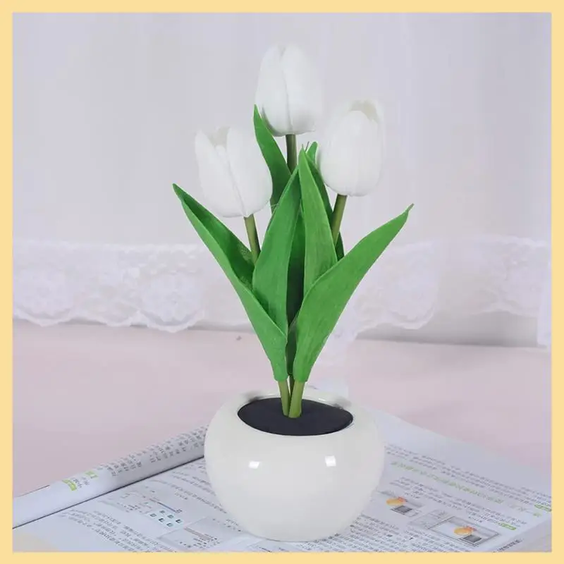 GOOD-Tulip Lamp, New Table Lamp LED Simulation Tulip Night Light With Vase, Table Lamp Decoration Home Living Room
GOOD-Tulip Lamp, New Table Lamp LED Simulation Tulip Night Light With Vase, Table Lamp Decoration Home Living Room