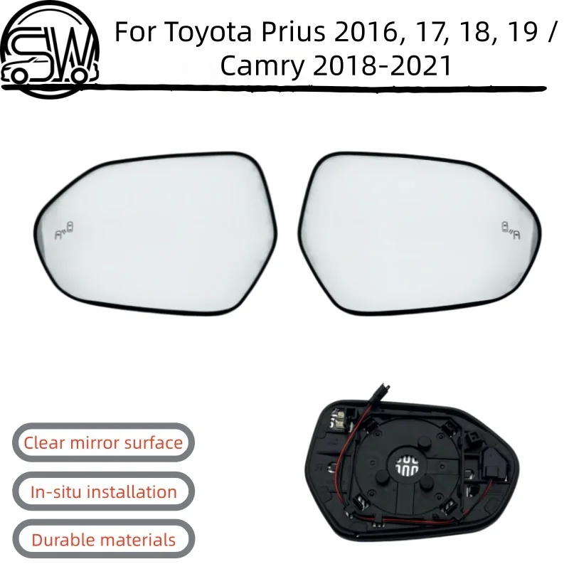 For TOYOTA PRIUS 2016 17 18 19 / CAMRY 2018 -2021 car led blind spot warning BSM BSD BSA heated mirror glass wide angle
For TOYOTA PRIUS 2016 17 18 19 / CAMRY 2018 -2021 car led blind spot warning BSM BSD BSA heated mirror glass wide angle
