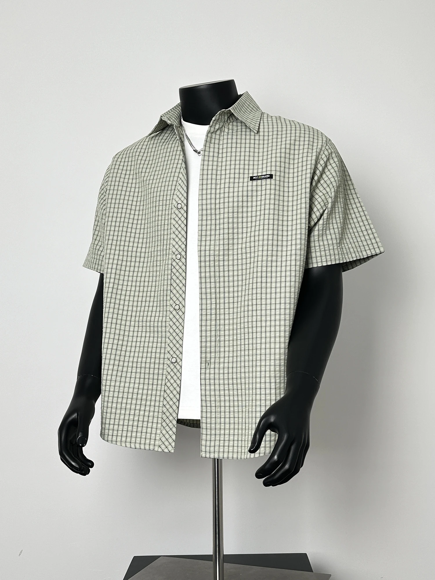 ANXIE American Retro Plaid ort Sve Casual irt ex Loose Fit Versatile Couple's irt Summer Youth Faion
ANXIE American Retro Plaid ort Sve Casual irt ex Loose Fit Versatile Couple's irt Summer Youth Faion