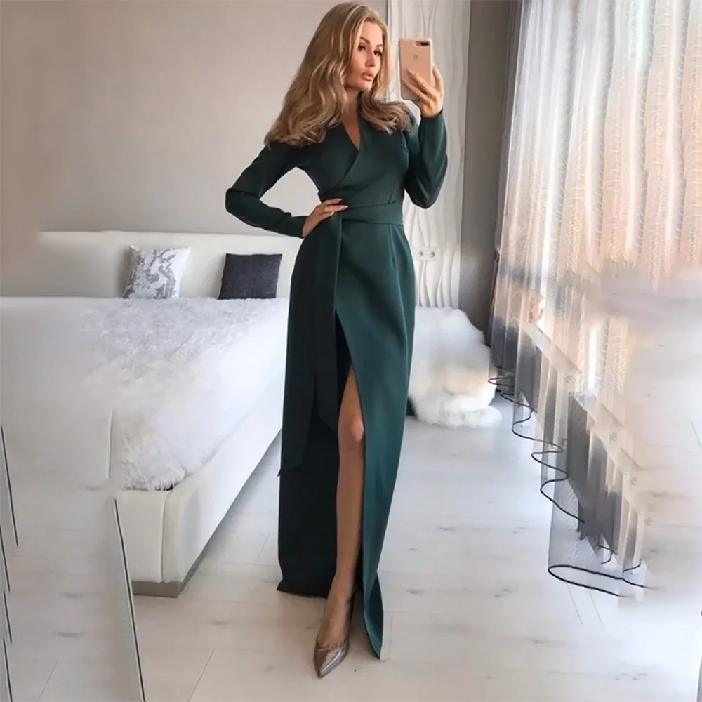 Sexy V Neck Ankle Lace Up Custom MadeLength Outfit Designer Women Suit Long BlazerCoat Jacket Wedding Prom Dress
Sexy V Neck Ankle Lace Up Custom MadeLength Outfit Designer Women Suit Long BlazerCoat Jacket Wedding Prom Dress