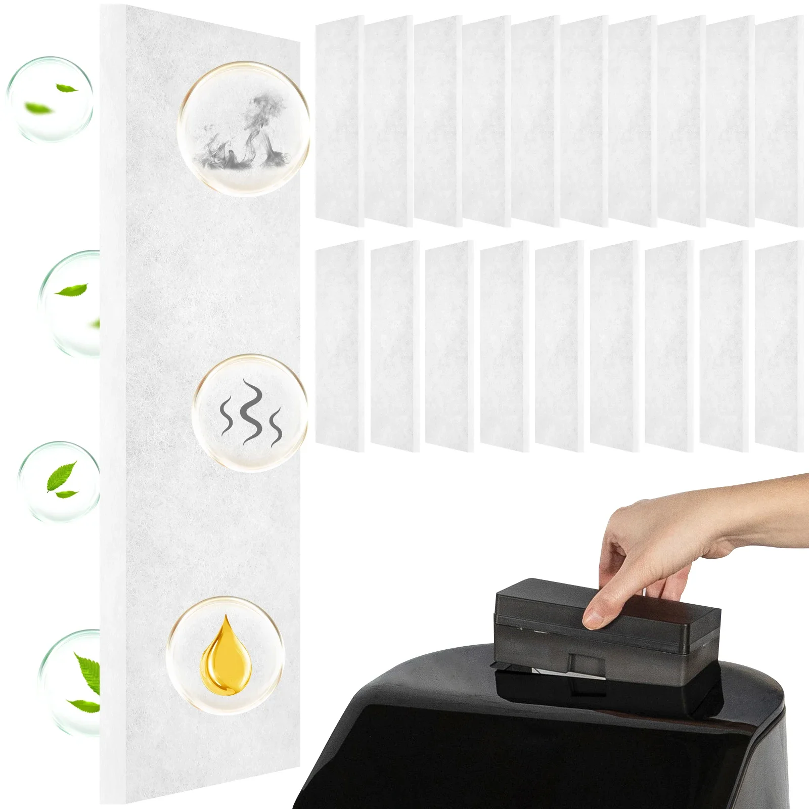 20Pcs Air Fryer Filters Set Compatible for 6QT Vortex Plus Air Fryer Premium Air Fryer Filter Cotton Replacement Absorbing Odor
20Pcs Air Fryer Filters Set Compatible for 6QT Vortex Plus Air Fryer Premium Air Fryer Filter Cotton Replacement Absorbing Odor