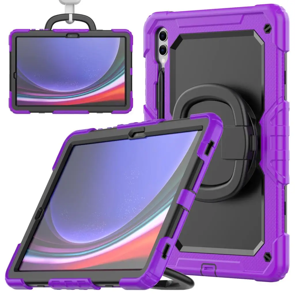 Tablet Case For Samsung Galaxy Tab S9 Plus 2023 12.4inch SM-X816B SM-X810 360° Rotating Shockproof Armor Heavy Stand Cover
Tablet Case For Samsung Galaxy Tab S9 Plus 2023 12.4inch SM-X816B SM-X810 360° Rotating Shockproof Armor Heavy Stand Cover