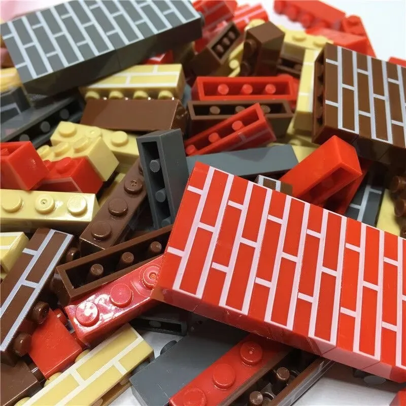 100pcs MOC scene building block wall brick, ABS material, printed wall, 1X4 high brick building block, 3010, DIY wall brick.
100pcs MOC scene building block wall brick, ABS material, printed wall, 1X4 high brick building block, 3010, DIY wall brick.