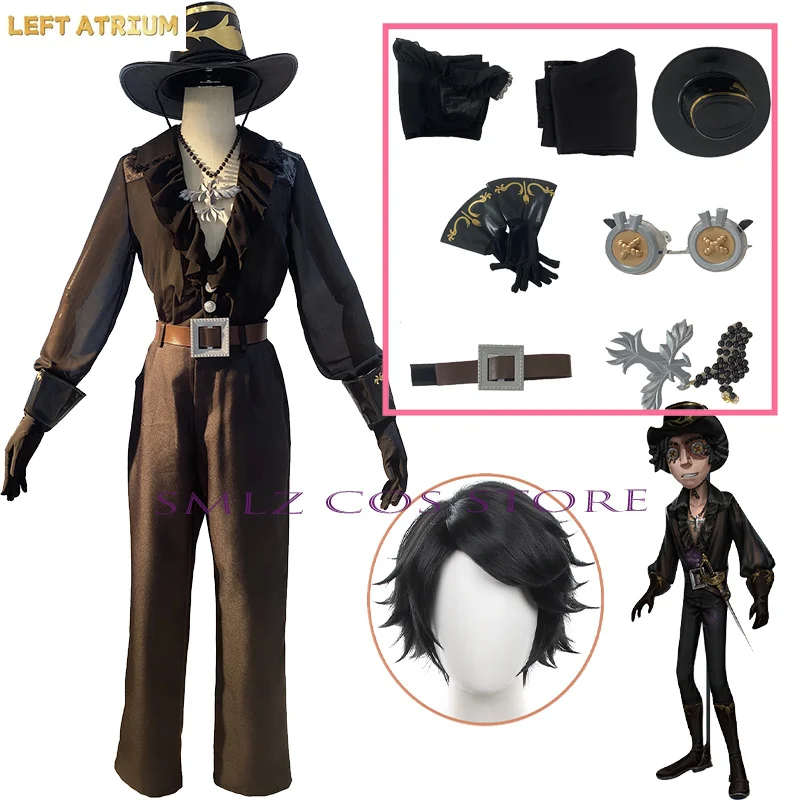 Norton Campbell Cosplay Game Identity V Prospector Costumes Survivor Black Tulip Skin Hat Uniforms Wig Set Party Clothes for Man
Norton Campbell Cosplay Game Identity V Prospector Costumes Survivor Black Tulip Skin Hat Uniforms Wig Set Party Clothes for Man