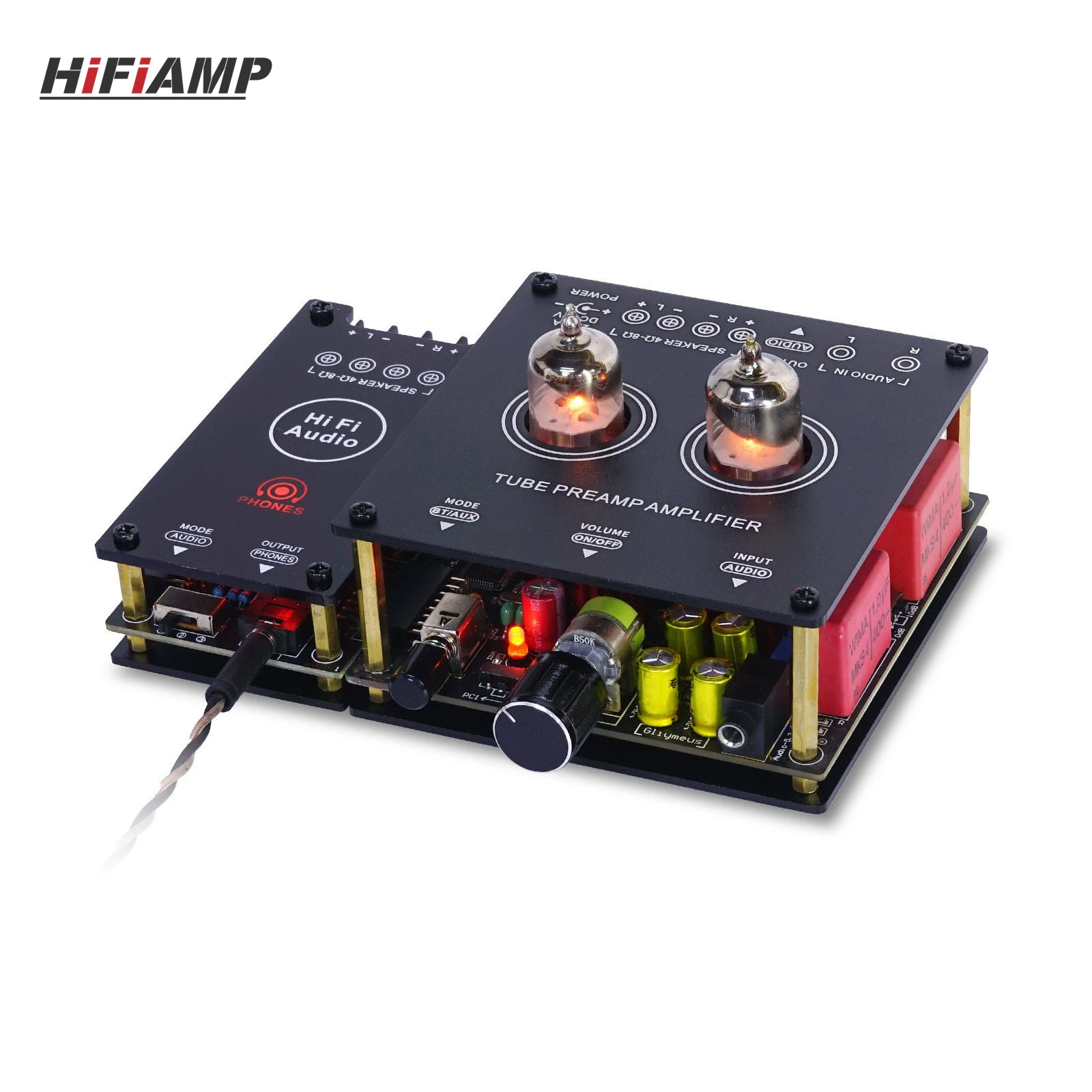 HiFiAMP 2025 M18 Mini Bluetooth5.3 HiFi 6N15 Electronic Tube Amplifier STA540 Headphone Amplifier Module
HiFiAMP 2025 M18 Mini Bluetooth5.3 HiFi 6N15 Electronic Tube Amplifier STA540 Headphone Amplifier Module
