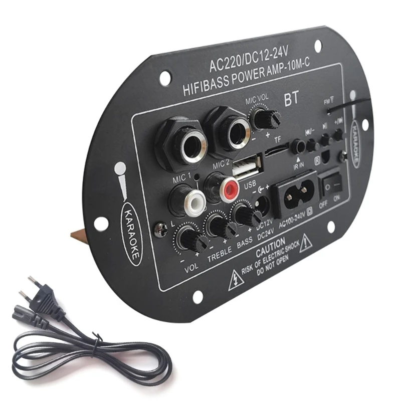 Digital Amplifier Board Subwoofer Double Microphone Amplifiers for Car Vehicle AOS
Digital Amplifier Board Subwoofer Double Microphone Amplifiers for Car Vehicle AOS