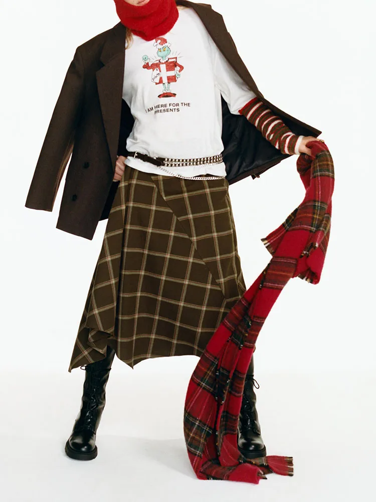 Высококачественная женская юбка-миди ZA2025, Новое зимнее поступление, многослойный декоративный клетчатый дизайн, модный этнический сценический костюм
Высококачественная женская юбка-миди ZA2025, Новое зимнее поступление, многослойный декоративный клетчатый дизайн, модный этнический сценический костюм