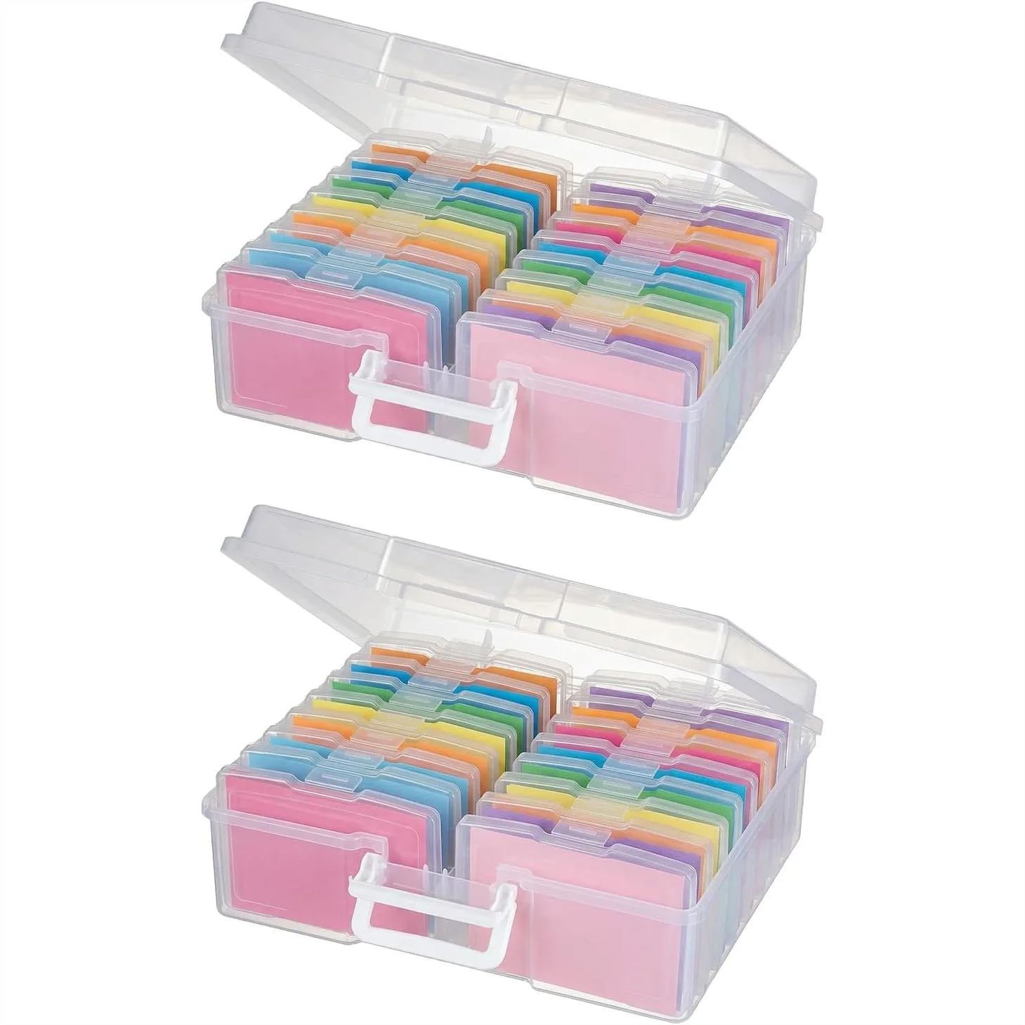 Photo Organizers and Photo Storage Box with Handle, 4x6 Transparent Photo Cases for 1600 Photos, Portable Picture Storage
Photo Organizers and Photo Storage Box with Handle, 4x6 Transparent Photo Cases for 1600 Photos, Portable Picture Storage