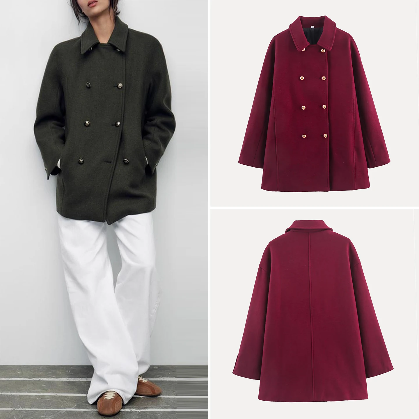 Z Commuter Sle Double Breasted Coat Outerwear Women's New Summer 2025 Long Sve Midi Length Color
Z Commuter Sle Double Breasted Coat Outerwear Women's New Summer 2025 Long Sve Midi Length Color