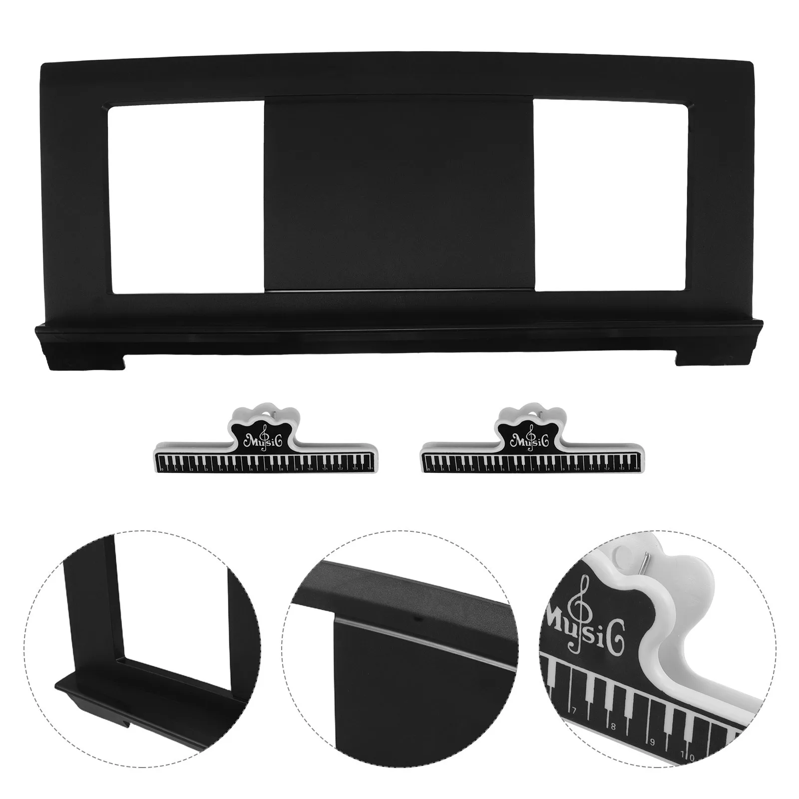 1Set Keyboard Mount Music Sheet Holder Quick Setup Durable Plastic Stand for Various Instruments and Scores Keyboard Music Stand
1Set Keyboard Mount Music Sheet Holder Quick Setup Durable Plastic Stand for Various Instruments and Scores Keyboard Music Stand