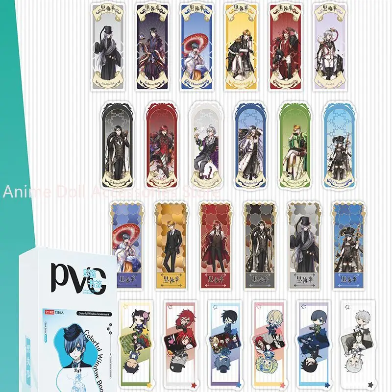 24PCS Anime Bookmark Black Butler Sebastian·Michaelis Student Gifts Creative Art Decoration Landscape Book Page Marking Cards
24PCS Anime Bookmark Black Butler Sebastian·Michaelis Student Gifts Creative Art Decoration Landscape Book Page Marking Cards