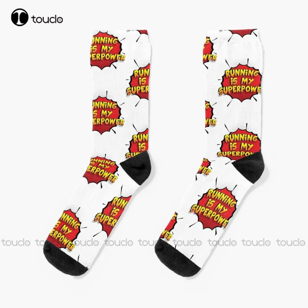 Running Is My Superpower Funny Design Running Gift Socks Girls White Socks Personalized Custom Unisex Adult Teen Youth Socks Art
Running Is My Superpower Funny Design Running Gift Socks Girls White Socks Personalized Custom Unisex Adult Teen Youth Socks Art