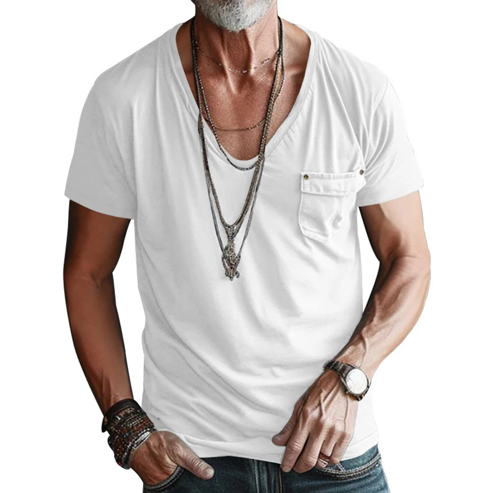 Men Pullover Men T Shirts Stylish Streetwear V Neck Breathable Casual Fashionable Minimalist Regular Short Sleeve
Men Pullover Men T Shirts Stylish Streetwear V Neck Breathable Casual Fashionable Minimalist Regular Short Sleeve