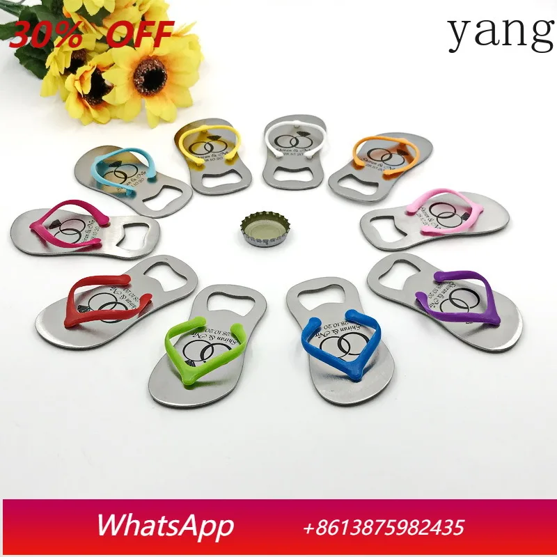 50PCS Personalization Sandals Beer Opener,Come With Organza Bag,Baby Shower Favors,Flip Flop Bottle Openers Wedding Favor
50PCS Personalization Sandals Beer Opener,Come With Organza Bag,Baby Shower Favors,Flip Flop Bottle Openers Wedding Favor