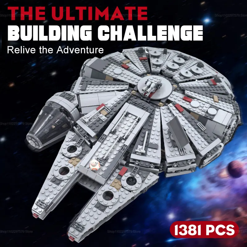 1381 шт., набор строительных блоков космического корабля, высокая сложность, набор креативных моделей для взрослых и детей, подарок на день рождения, развивающая конструкторная игрушка
1381 шт., набор строительных блоков космического корабля, высокая сложность, набор креативных моделей для взрослых и детей, подарок на день рождения, развивающая конструкторная игрушка