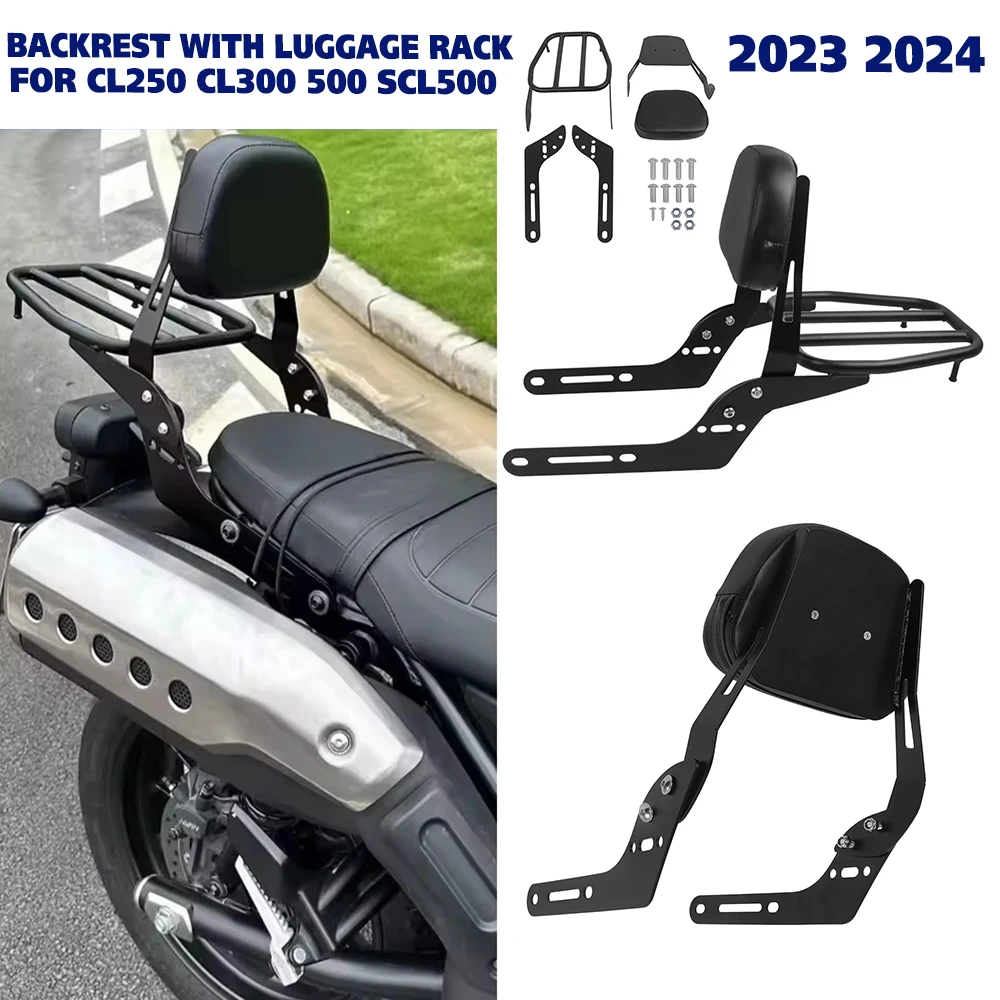 For Honda CL250 CL500 CL 250 300 CL 500 SCL500 CL300 2023 2024 Motorcycle Rear Detachables Backrest Sissy Bar Luggage Rack Pad
For Honda CL250 CL500 CL 250 300 CL 500 SCL500 CL300 2023 2024 Motorcycle Rear Detachables Backrest Sissy Bar Luggage Rack Pad