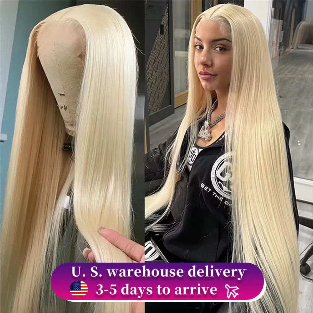 Colored Straight 613 Blonde 13x6 HD Lace Front Wig Human Hair Remy Brazilian Transparent 13x4 Lace Frontal Wigs For Black Women
Colored Straight 613 Blonde 13x6 HD Lace Front Wig Human Hair Remy Brazilian Transparent 13x4 Lace Frontal Wigs For Black Women