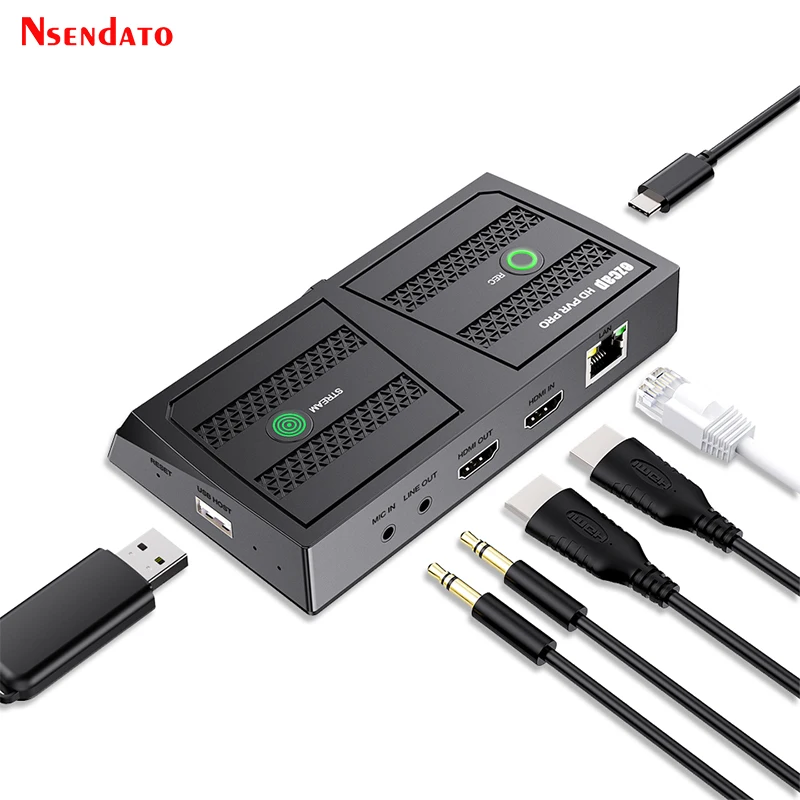 Ezcap350 HD PVR Pro HDR HDMI Video Gaming Capture Record Card 4K 60fps For live streaming Broadcast OBS For PC USB Flash Driver
Ezcap350 HD PVR Pro HDR HDMI Video Gaming Capture Record Card 4K 60fps For live streaming Broadcast OBS For PC USB Flash Driver