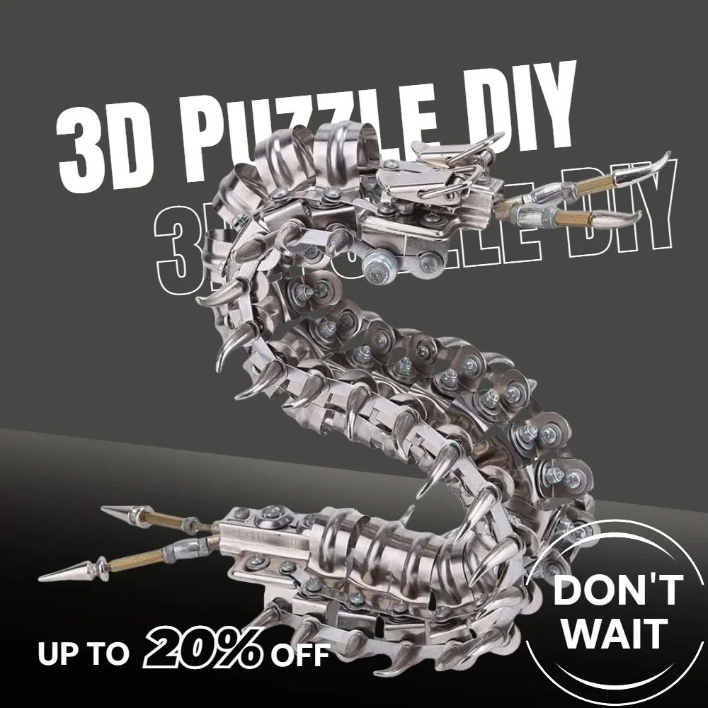 200 шт., металлическая головоломка, сделай сам, сборка, металлическая 3D головоломка, механическая модель сороконожки, комплект, металлическая головоломка в стиле стимпанк для взрослых, чтобы здать
200 шт., металлическая головоломка, сделай сам, сборка, металлическая 3D головоломка, механическая модель сороконожки, комплект, металлическая головоломка в стиле стимпанк для взрослых, чтобы здать