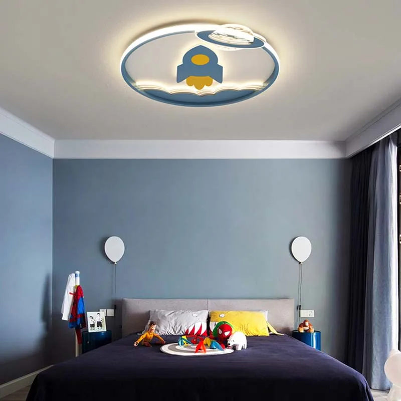 Scandinavian LED Bedroom Lights Rocket Ceiling Lights For Boys Girls Cartoon Creative Planet Kids Room Lights and Lamps
Scandinavian LED Bedroom Lights Rocket Ceiling Lights For Boys Girls Cartoon Creative Planet Kids Room Lights and Lamps