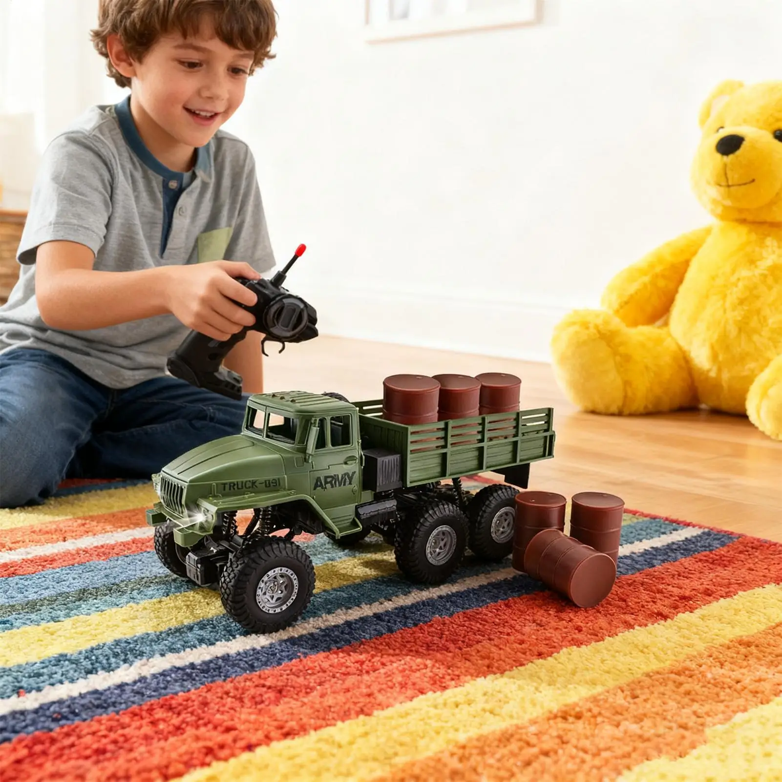 RC Truck RC Outdoor Truck Toy Lighted Vehicles With Music For Boys Toddler Adults Birthday Christmas Outdoor Road Racing
RC Truck RC Outdoor Truck Toy Lighted Vehicles With Music For Boys Toddler Adults Birthday Christmas Outdoor Road Racing