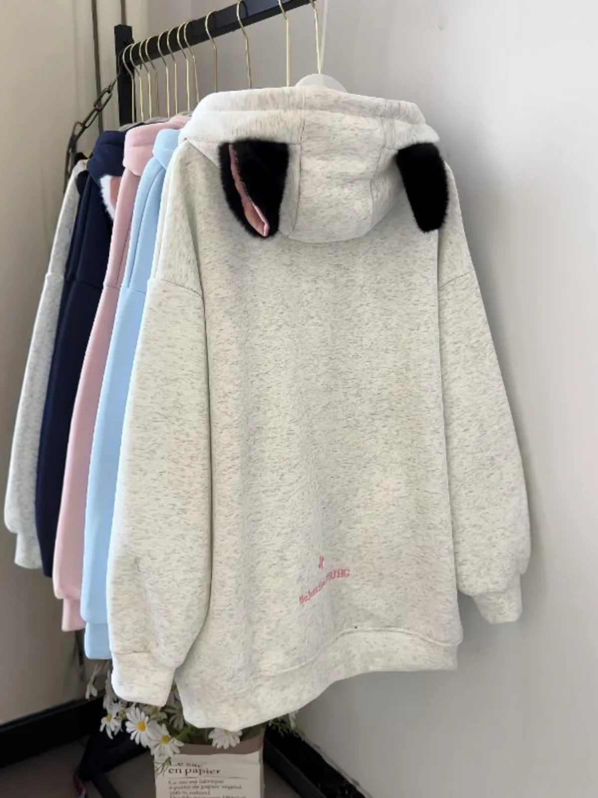 Korean Style Loose Fit Fleece Lined Thickened Sweatshirt Jacket Women's Casual Lazy Style Autumn Winter New Arrival
Korean Style Loose Fit Fleece Lined Thickened Sweatshirt Jacket Women's Casual Lazy Style Autumn Winter New Arrival