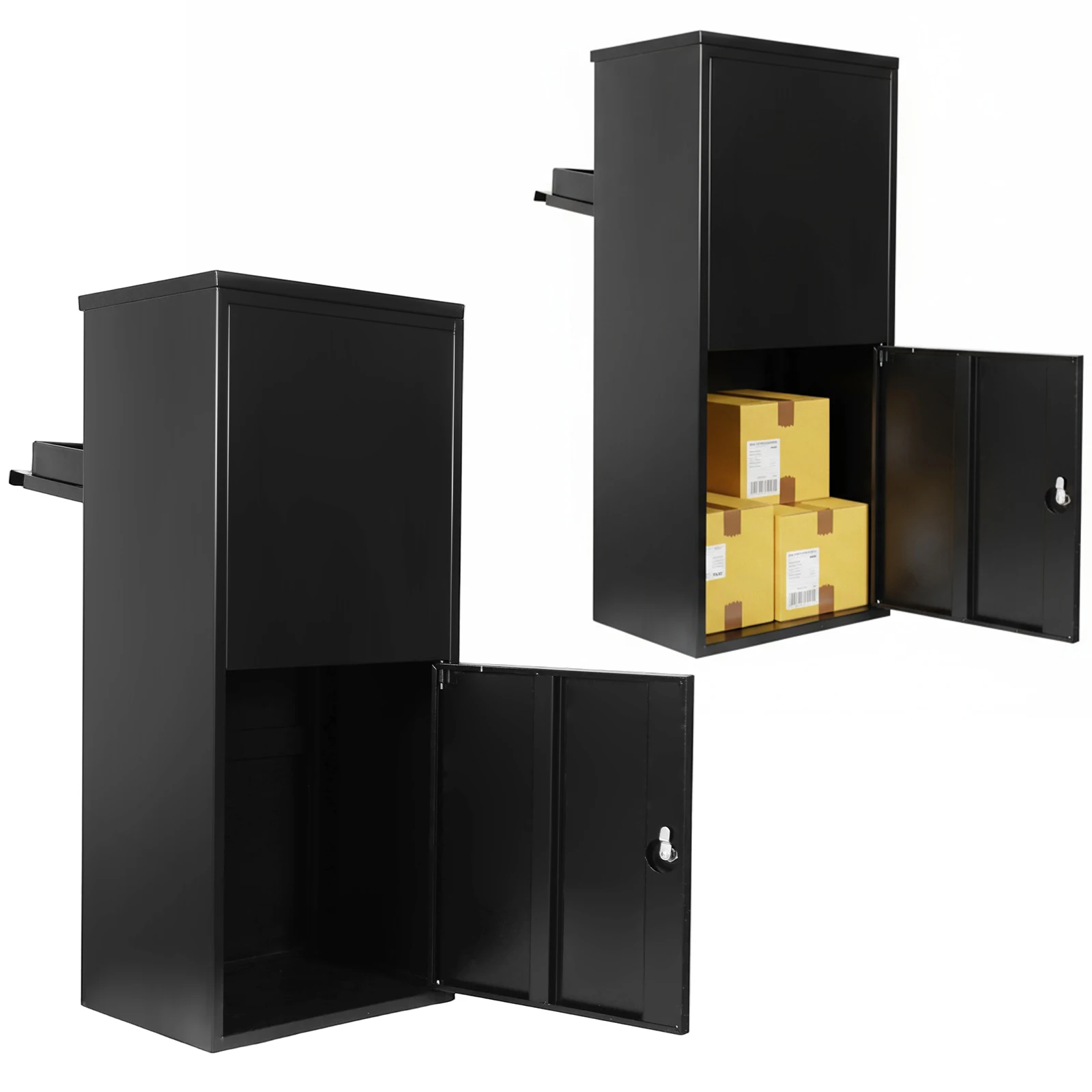 Front Porch Package Box Large Capacity Package Theft Prevention Box Weather Proof for House Porch Curbside
Front Porch Package Box Large Capacity Package Theft Prevention Box Weather Proof for House Porch Curbside