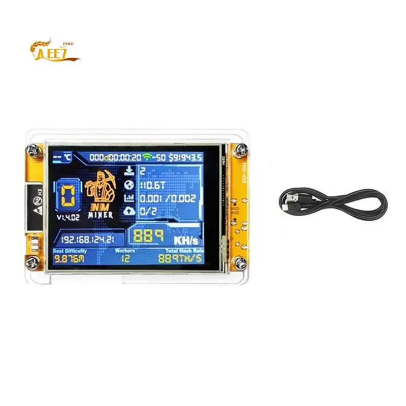 AEE7-Upgraded 889KH/S Bitcoin Solo Miner Nmminer With 2.8 Inch Smart Display Bitcoin Crypto Solo Lottery Miner Nerdminer
AEE7-Upgraded 889KH/S Bitcoin Solo Miner Nmminer With 2.8 Inch Smart Display Bitcoin Crypto Solo Lottery Miner Nerdminer