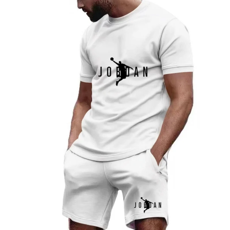 Men Summer 2 Piece Casual Tracksuit Breathable Sports T-Shirt & Shorts for Travel Shopping Outdoor
Men Summer 2 Piece Casual Tracksuit Breathable Sports T-Shirt & Shorts for Travel Shopping Outdoor