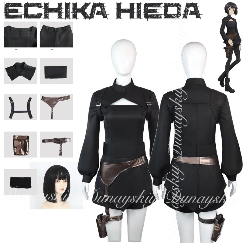 YOUR FORMA Anime Echika Hieda Cosplay With Black Short Wig The Cable World's Youngest Genius Officer Cosplay Costume Full Of Set
YOUR FORMA Anime Echika Hieda Cosplay With Black Short Wig The Cable World's Youngest Genius Officer Cosplay Costume Full Of Set