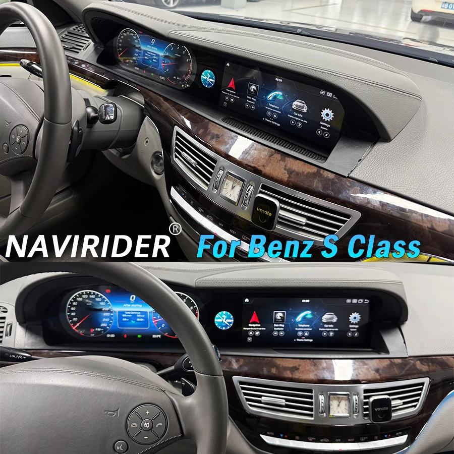 3-in-1 Integrated LCD Dual Screen For Benz S Class W221 S250 2006 - 2013 Carplay Android Video Player GPS Car Radio Multimedia
3-in-1 Integrated LCD Dual Screen For Benz S Class W221 S250 2006 - 2013 Carplay Android Video Player GPS Car Radio Multimedia