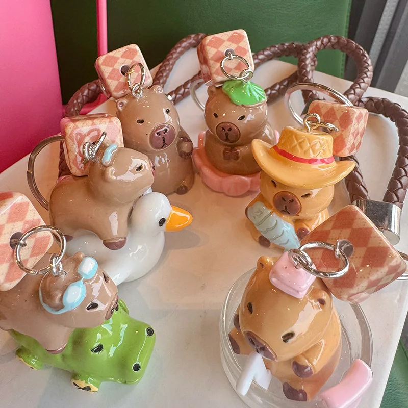 1/4PCS Capybara Keychain – Cute animal backpack accessory, adorable gift suitable for students, friends, and couples
1/4PCS Capybara Keychain – Cute animal backpack accessory, adorable gift suitable for students, friends, and couples