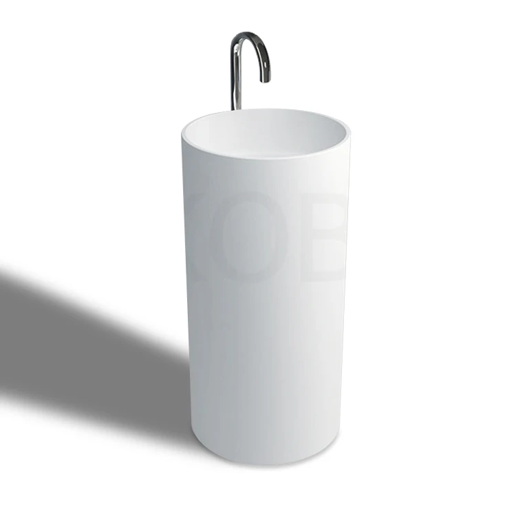 CK3001 Modern Bathroom Free Standing Wash Basin Sink Solid Surface Pedestal Toilet Sink
CK3001 Modern Bathroom Free Standing Wash Basin Sink Solid Surface Pedestal Toilet Sink