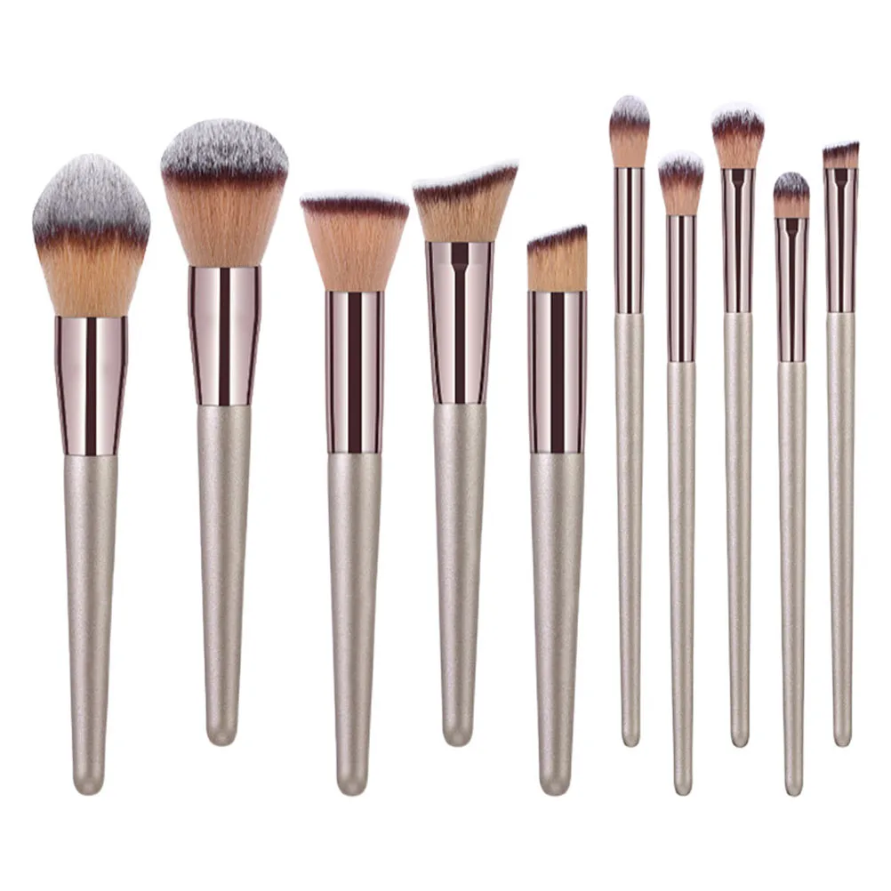 10 pcs Makeup Brush Set Brush Kit For Foundation Powder Eyeshadow Blush Contouring Beauty Accessories
10 pcs Makeup Brush Set Brush Kit For Foundation Powder Eyeshadow Blush Contouring Beauty Accessories