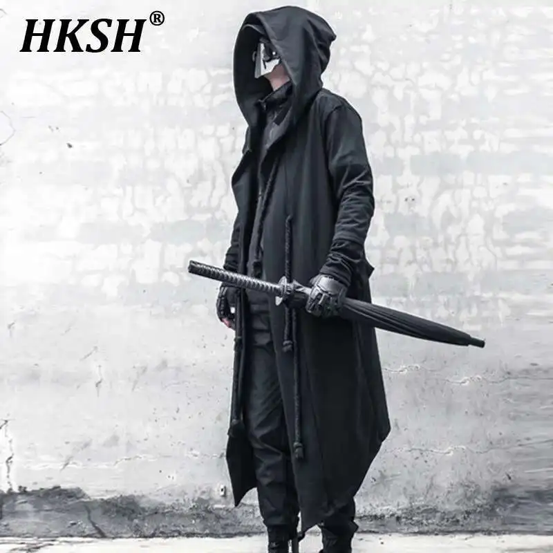 HKSH Men's Tide Spring Autumn Darkwear Warrior Large Size Windbreaker Gothic Chic Trench Coat Punk Cloak Hooded Wizard HK0195
HKSH Men's Tide Spring Autumn Darkwear Warrior Large Size Windbreaker Gothic Chic Trench Coat Punk Cloak Hooded Wizard HK0195