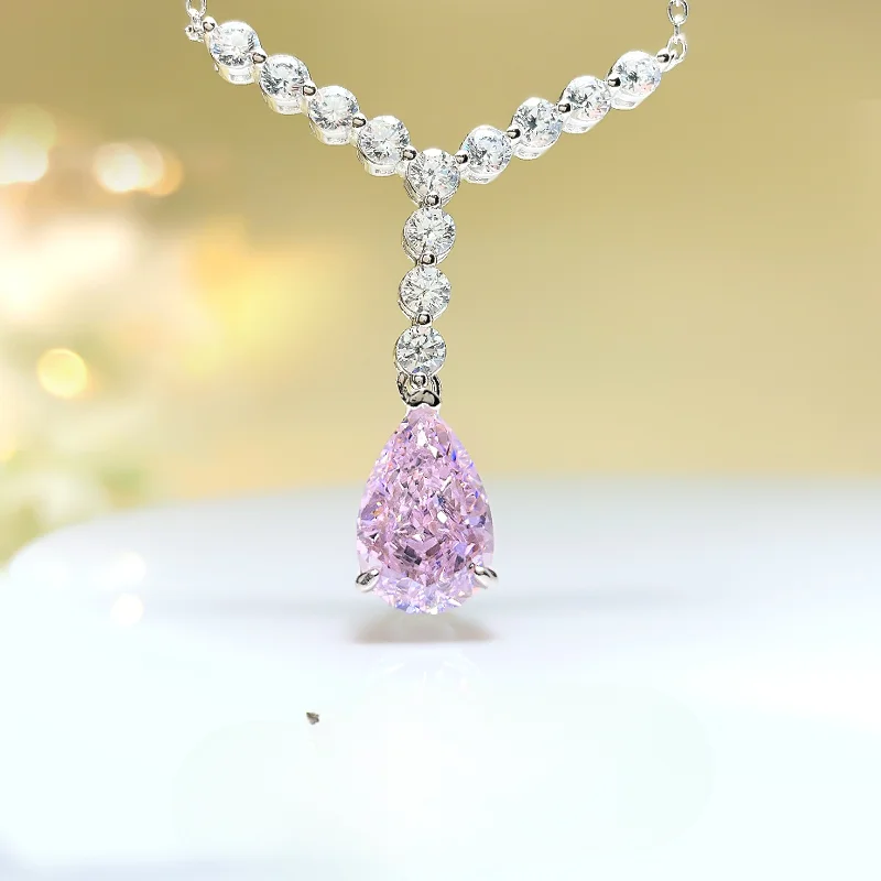 Small and Luxury Simple Yellow Diamond Water Drop s925 Silver Necklace Female Clavicle Chain Fashion Wedding
Small and Luxury Simple Yellow Diamond Water Drop s925 Silver Necklace Female Clavicle Chain Fashion Wedding