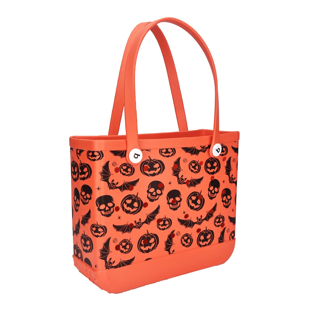 Halloween Beach Bag Fashion EVA Waterproof Rubber Picnic Storage Basket Travel Shopping Handbag Women Shoulder Tote Bag
Halloween Beach Bag Fashion EVA Waterproof Rubber Picnic Storage Basket Travel Shopping Handbag Women Shoulder Tote Bag