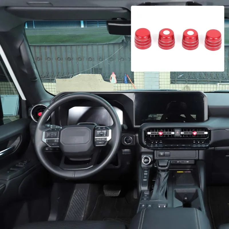 Aluminum Alloy Red For Toyota Land Cruiser Prado 250 LC250 2024+ Car Front Exit Air Outlet Adjustment Rod Cover Car Accessories
Aluminum Alloy Red For Toyota Land Cruiser Prado 250 LC250 2024+ Car Front Exit Air Outlet Adjustment Rod Cover Car Accessories