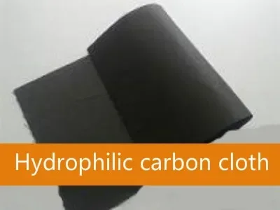 Hydrophilic carbon cloth, special for flexible electrode fuel cell. Specification 16 cm x 32 cm.
Hydrophilic carbon cloth, special for flexible electrode fuel cell. Specification 16 cm x 32 cm.
