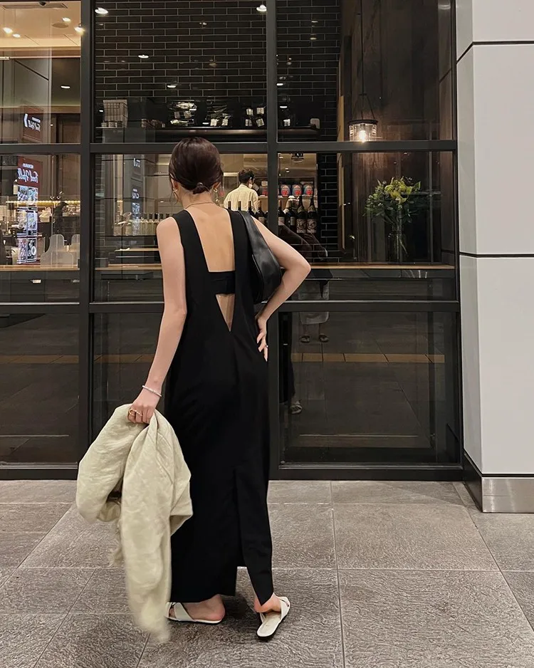 Elegant Simple Backless Evening Dress Junna Japanese Style Deep V Long Dress Women's Fashion Spring Summer Cotton Blend A-Lin...
Elegant Simple Backless Evening Dress Junna Japanese Style Deep V Long Dress Women's Fashion Spring Summer Cotton Blend A-Lin...