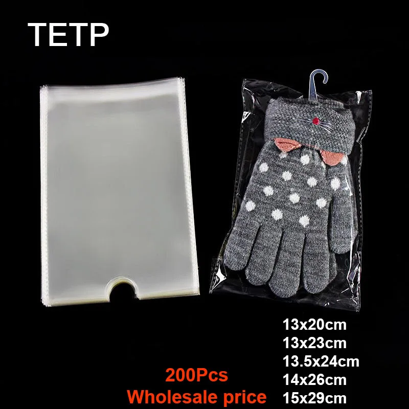 TETP 200Pcs Cotton Gloves Packaging Bag Transparent Plastic Thickened Knitted Cotton Gloves Packaging Bag For Small Business
TETP 200Pcs Cotton Gloves Packaging Bag Transparent Plastic Thickened Knitted Cotton Gloves Packaging Bag For Small Business
