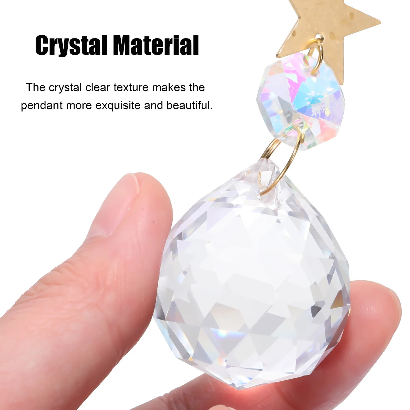 Crystal Sun Hanging Decor Large Purple Pentagram Star Sun Catcher For Decor Shatterproof Party DIY
Crystal Sun Hanging Decor Large Purple Pentagram Star Sun Catcher For Decor Shatterproof Party DIY