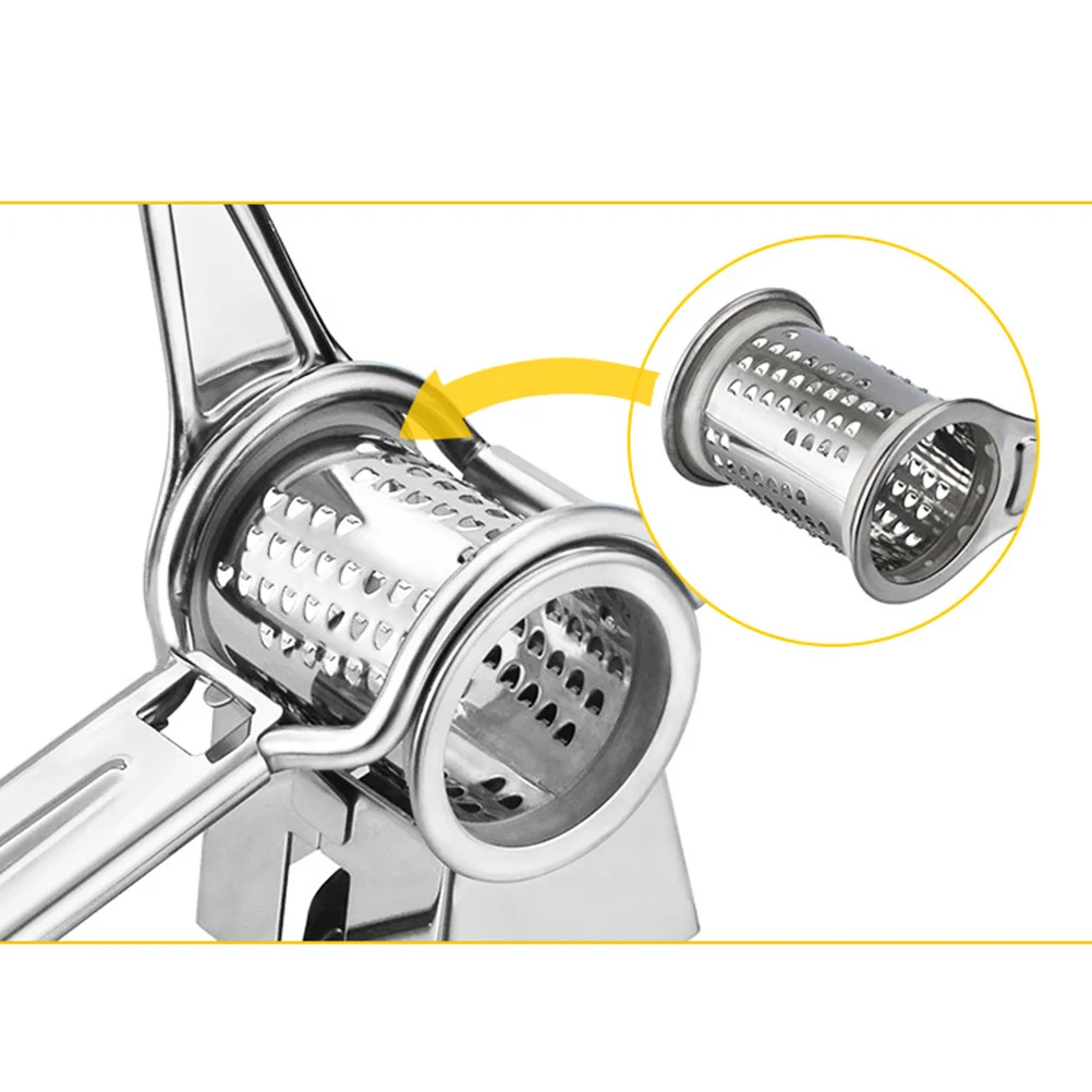 Stainless Steel Grater Cheese Garlic Hand Crank Silver Nontoxic Safe for Kitchen Food Grating Chocolate Cake Shop
Stainless Steel Grater Cheese Garlic Hand Crank Silver Nontoxic Safe for Kitchen Food Grating Chocolate Cake Shop