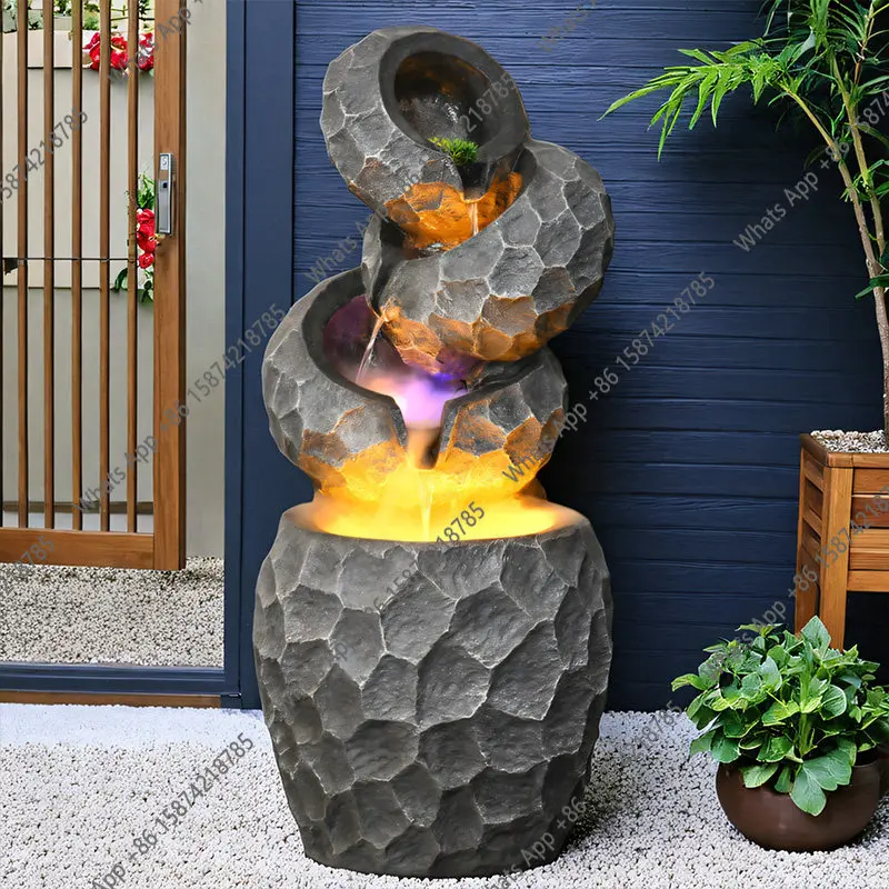 Bn Rockery Flowing Water Landscape Circulating Flowing Water Ceramic Pot Corner Entrance Courtyard Landscaping Decorative
Bn Rockery Flowing Water Landscape Circulating Flowing Water Ceramic Pot Corner Entrance Courtyard Landscaping Decorative