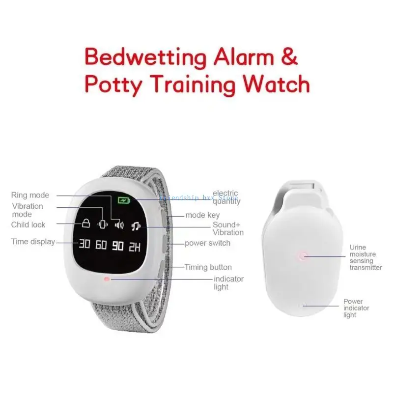 F1CB Professional Bedwetting Alarm Wireless Arm Wear Pee Alarm for Kid Toddler Adult
F1CB Professional Bedwetting Alarm Wireless Arm Wear Pee Alarm for Kid Toddler Adult