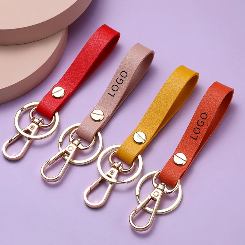 Custom LOGO PU Leather Keychain Pendant Laser Engrave Bag Car Key Chain Holder Gift Personalize Keyring for Men and Women
Custom LOGO PU Leather Keychain Pendant Laser Engrave Bag Car Key Chain Holder Gift Personalize Keyring for Men and Women