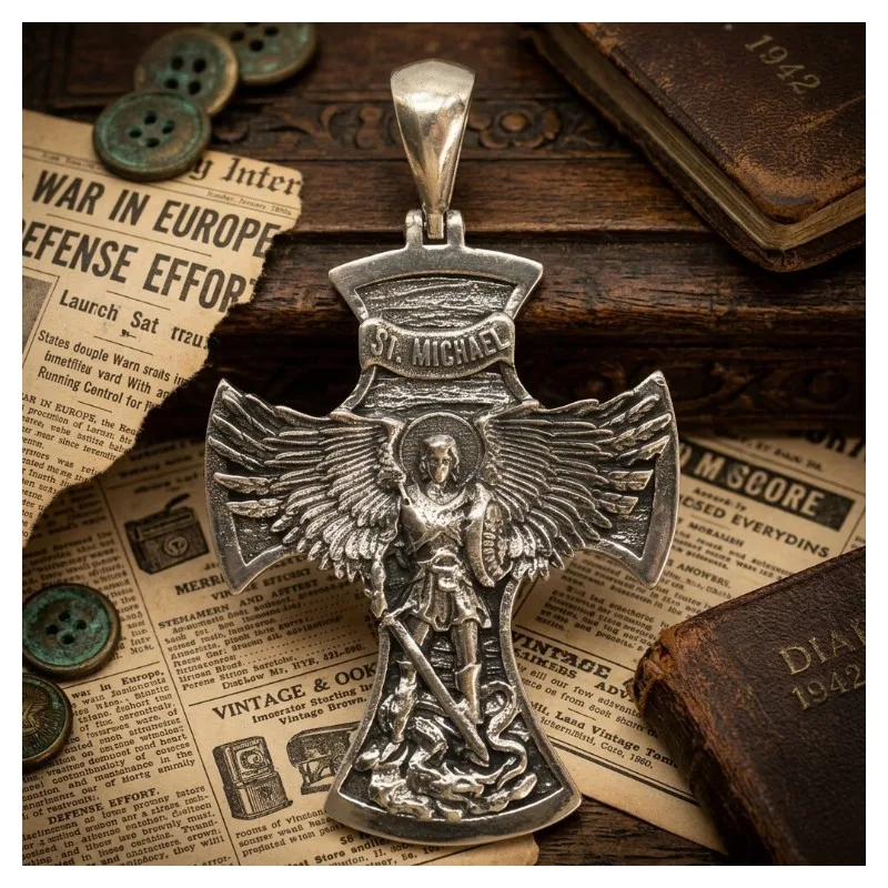 Buy 3 Get 1 Free Classic 13g Stainless Steel Cross St. Michael Apologists Mens Pendant Pendant SheCrown
Buy 3 Get 1 Free Classic 13g Stainless Steel Cross St. Michael Apologists Mens Pendant Pendant SheCrown