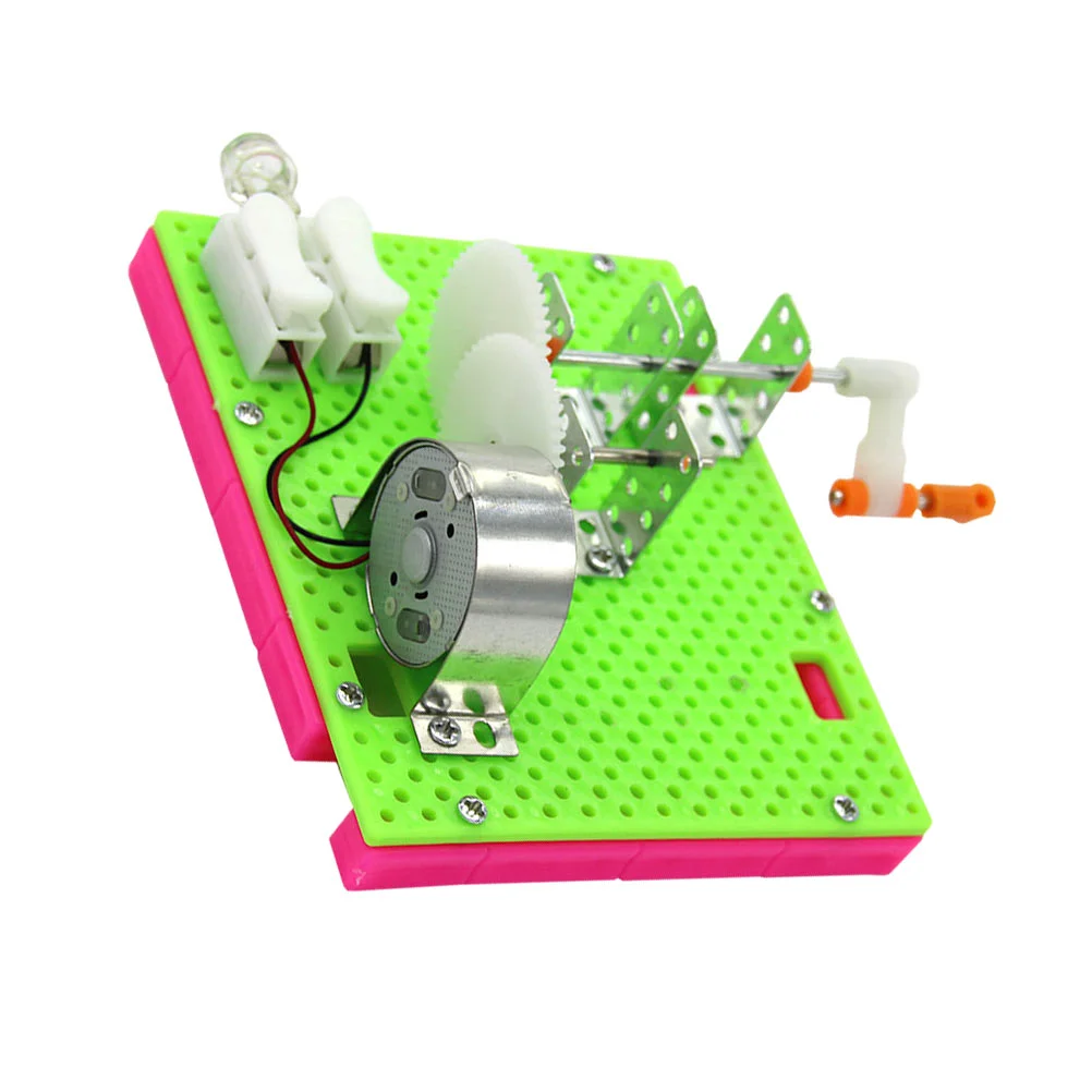 Hand Generator Educational Playthings Manual Dynamo DIY Teaching Model Hand-cranking Electricity Science Toys Car
Hand Generator Educational Playthings Manual Dynamo DIY Teaching Model Hand-cranking Electricity Science Toys Car